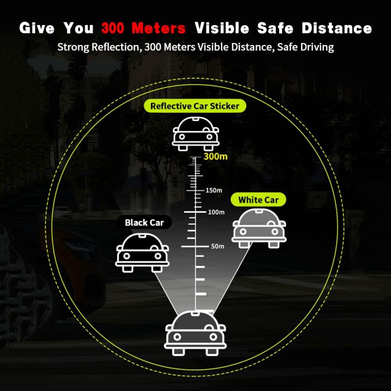 3PCS Alien Sticker New My Driving Student Driver Vehicle Safety for Novice Or Beginner Highly Reflective