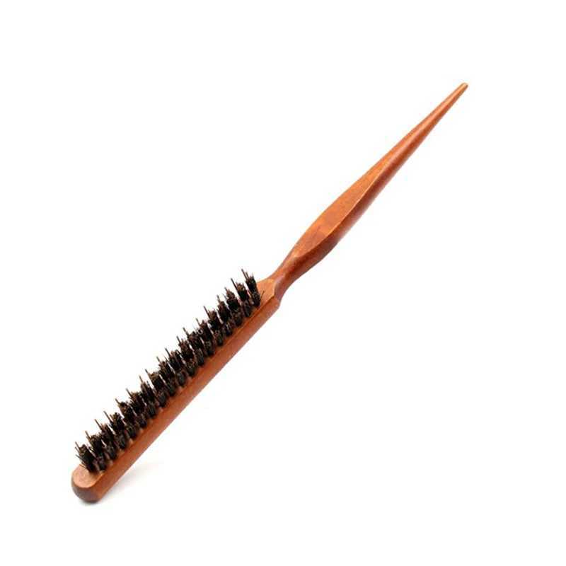 PCS Professional Salon Teasing Hair Brush Wood Thin Thread Comb Hair Brush Extended Hairstyle Tool DIY Kit W241112