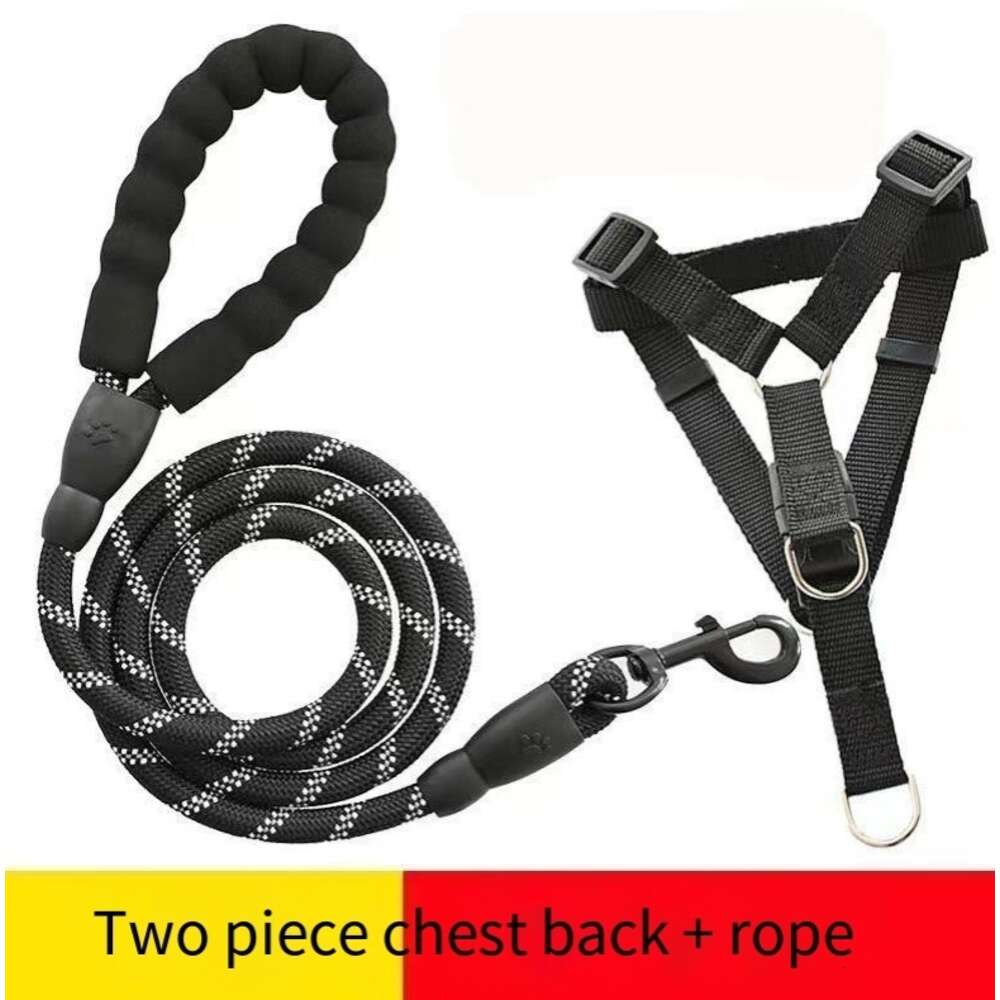 dog leash chest strap pet out walking collar collar sleeve adjustable dog chain outdoor use for large medium and small dogs