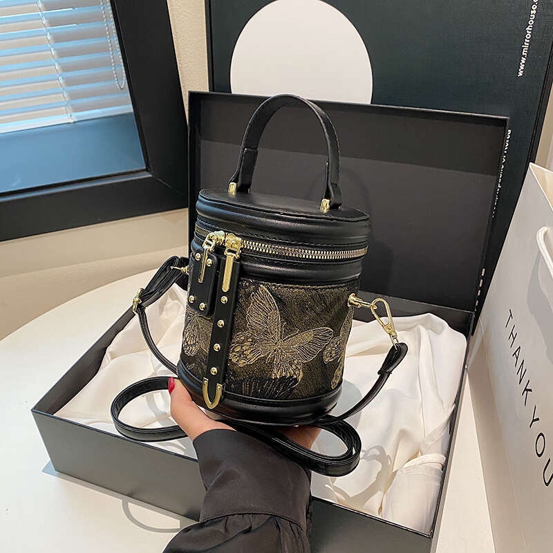 LITTLETON Chinese-style mini multi-bag summer 2025 new niche design bucket bag