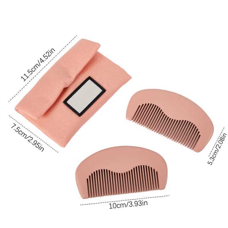 Pocket wooden comb wooden comb mini comb hair comb hair comb smooth hair comb portable female hair styling tool W241112