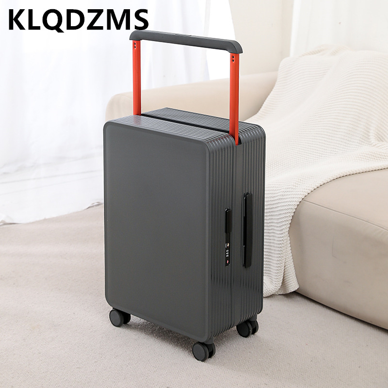 KLQDZMS High Quality Lage 24 Sturdy Trolley Case 20 Inch Unisex Boarding Box PC Travel Bag with Wheels Rolg Suitc 6399 4