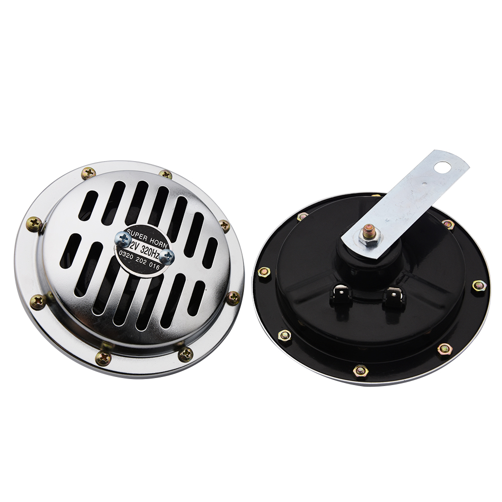 2pcs 12V 115DB Hella Super Loud Compact Electric Blast Tone Car Air Horn Kit For Motorcycle and Car Universal