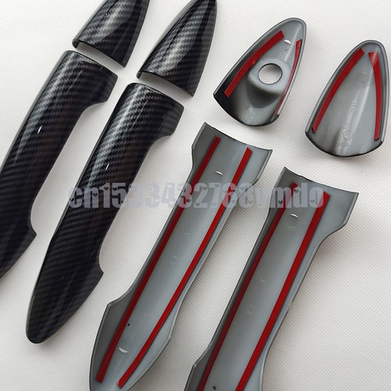 Car Styling For KIA K2 RIO 3 Sedan 2011~2016 ABS Chrome Door Handle Bowl Door handle Protective covering Cover Trim 6d0e0