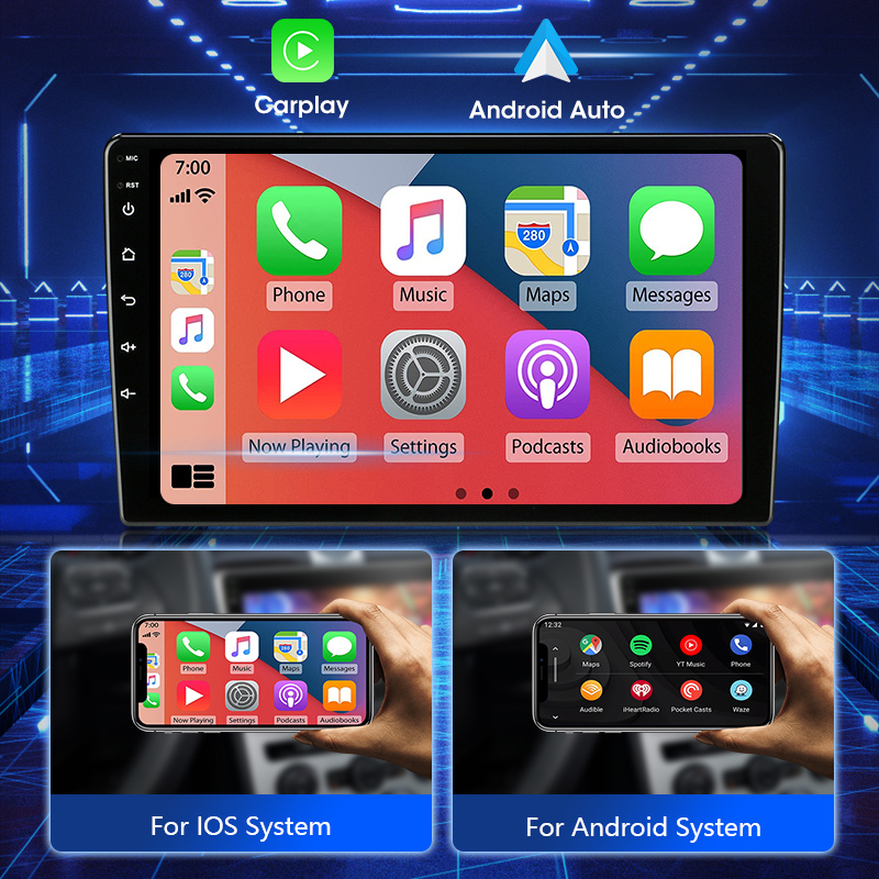 2 Din Android 12 Car Radio For Subaru Forester 3 SH 2007-2013 For Impreza GH GE Multimedia Video Player GPS Carplay Auto Stereo