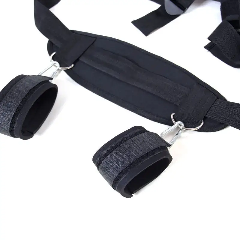 Open Leg BDSM Bondage Kit Hand Ankle Cuff Neck Pillow Flirting Sex Toy SM Fetish Slave Restraints Adult Sex Game Toys 18+ Sextoy