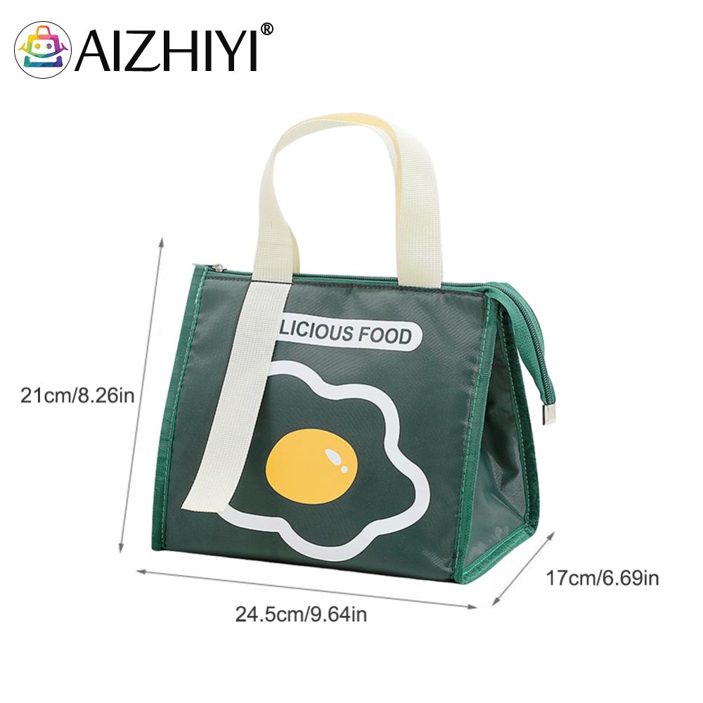 2025 new Portable Picnic Insulated Bag Aluminum Film Triangle Kids Food Storage Handbags Large Capacity Waterproof for Outdoor Barbecues zhanyishengli