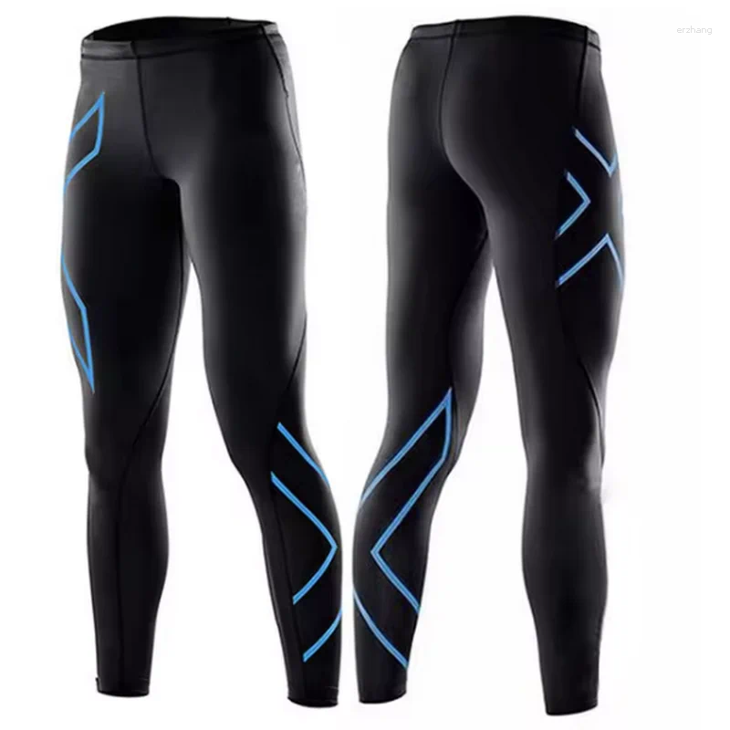 Men's Pants Tights Compression Running Leggings Fitness Bodybuilding Men Skinny Trousers Breathable Quick Dry
