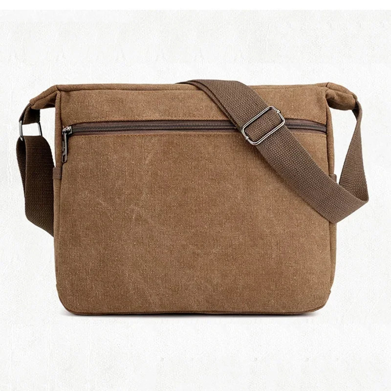Fashion Men Canvas Crossbody Shoulder Messenger Bags Man Cross Body Bag Casual Multi Function Portable Male 241111