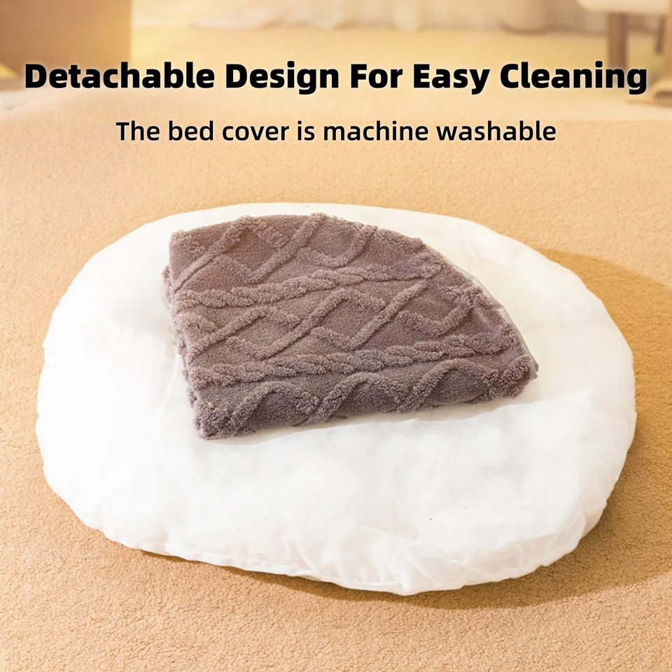 Dog Bed for Large Medium Small Dogs Sleeping Mat NonSlip Bottom Breathable Soft Puppy DurableCalming Pet Cuddler 241111