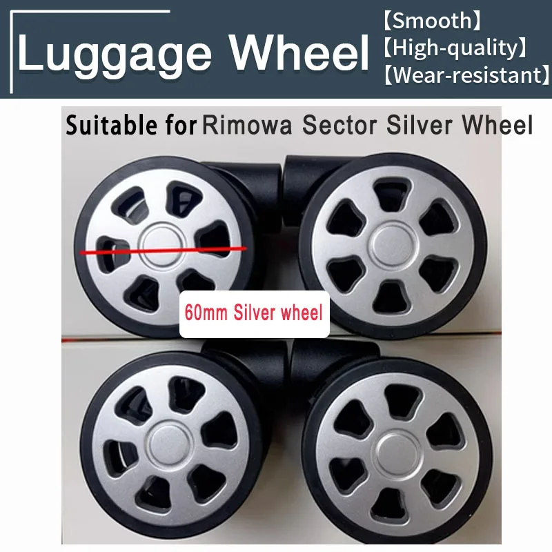 Suitable For Rimowa Brand Wheel Suitcase Pulley Roller Luggage Suitcase Load-bearing Wheel Suitcase Wear-resistant Casters