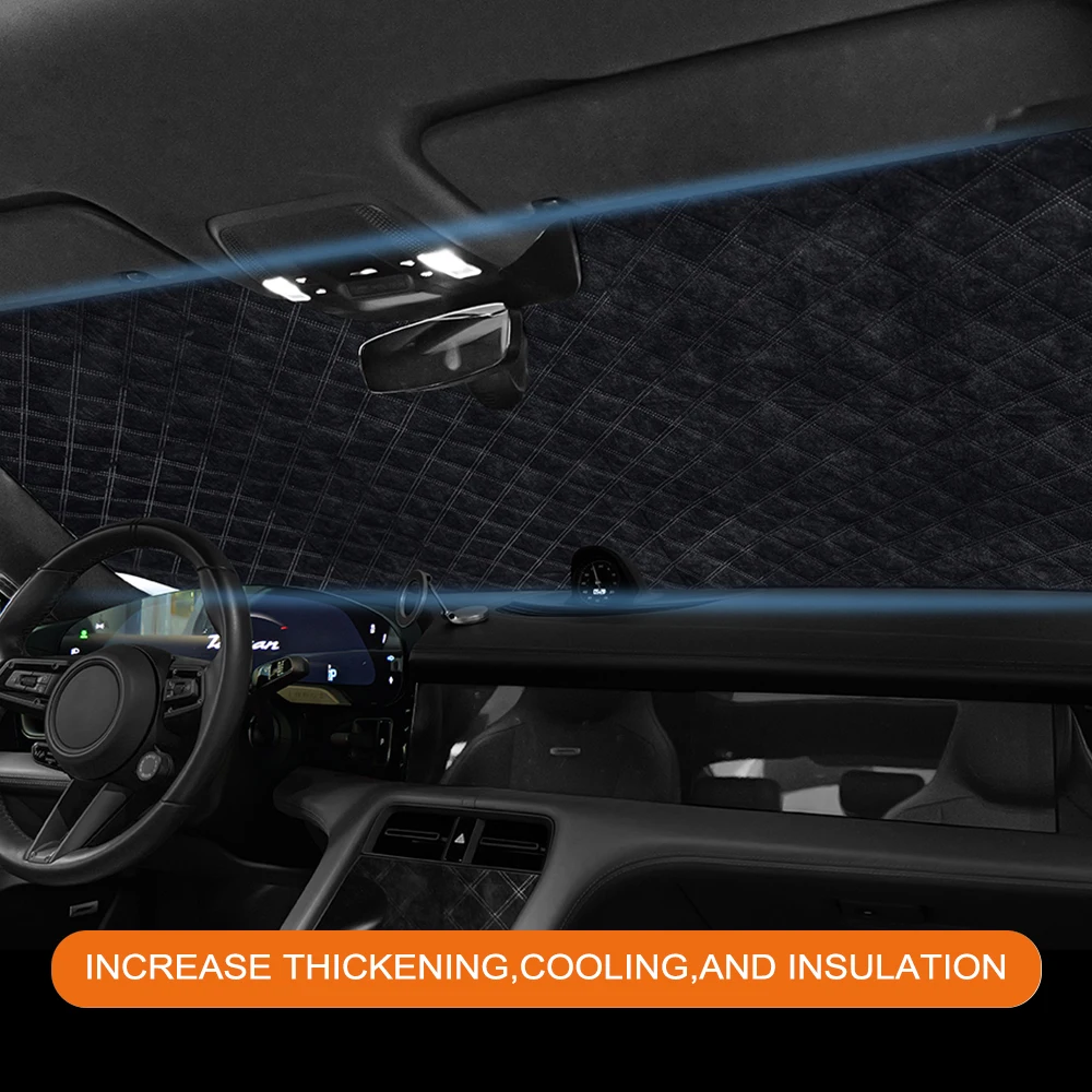 Car Thickened Snow Blocker Sunshade Mat For Voo Skoda Seat Smart Suzuki Ssangyong VW Golf Subaru Tesla Trumpchi SAAB Vauxhall