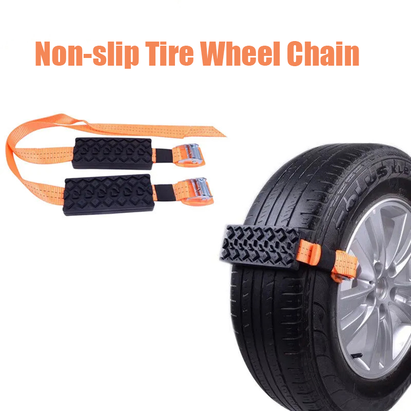 Non-slip Tire Wheel Chain Emergency Snow Chains For Ice/Snow/Mud/Sand Road Safe Driving Truck SUV Auto Car Accessories