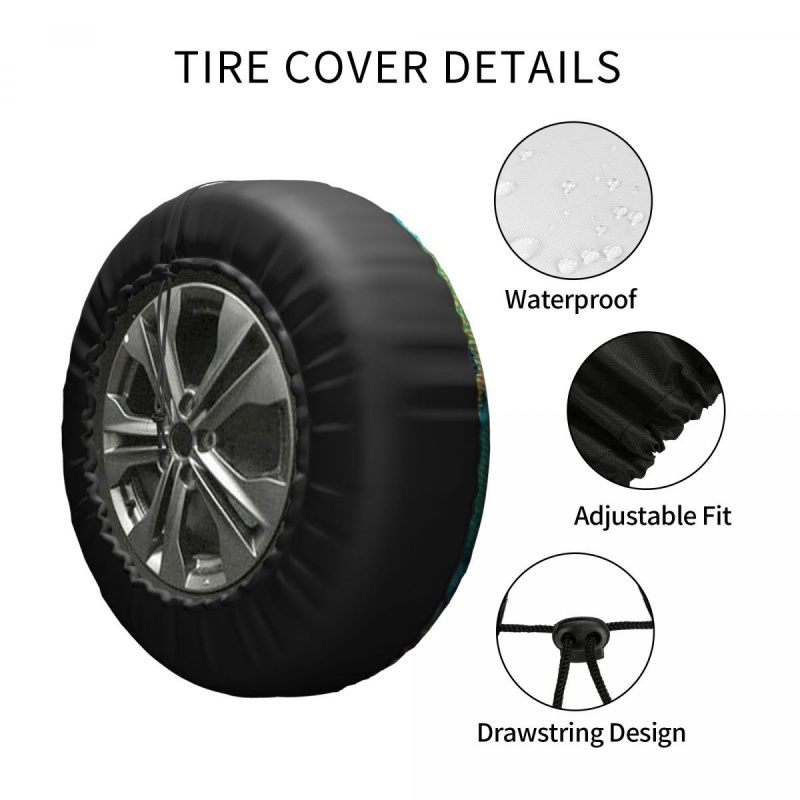 Great Dane Puppy Dog Spare Tire Cover for Jeep Mitsubishi Pero German Mastiff Deutsche Dogge Dust-Proof Car Wheel Covers