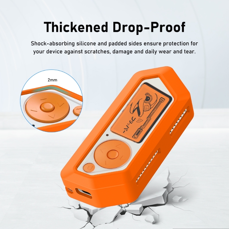Suitable for Flipper Zero Game Console Cover Shockproof Anti-scratch Case Protect Sleeve Washable Housing Dustproof Shell