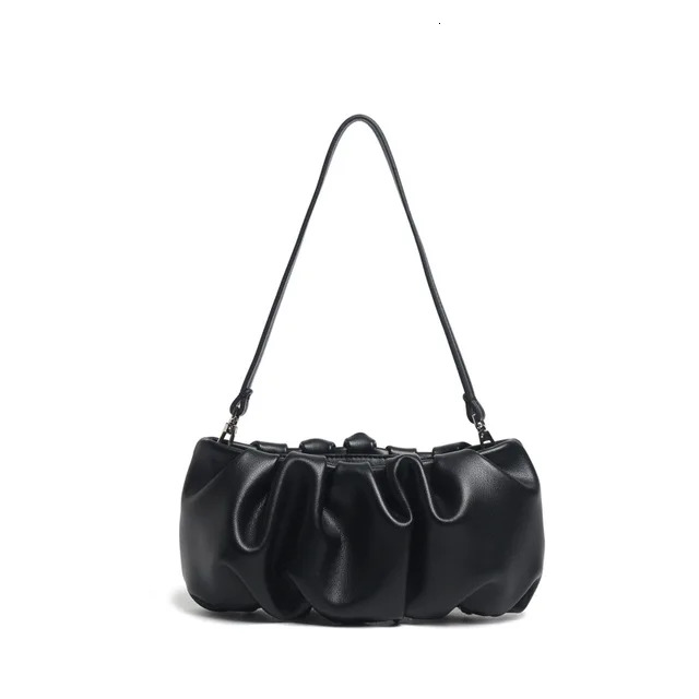 New HOBOS Handbag Cowhide Large Capacity Women's Genuine Leather High Range Bag Minimalist Style Margaux Fashion Patent Leather BagVoyage