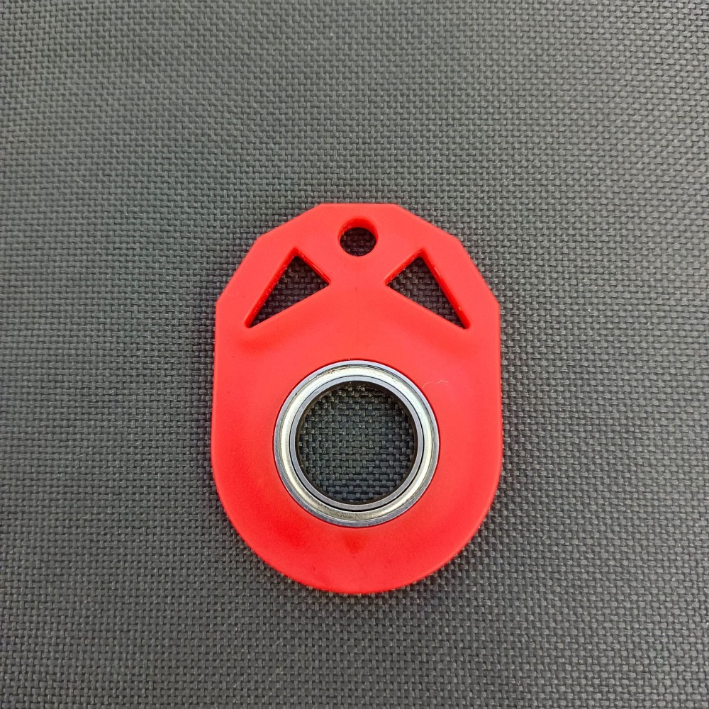 Noctilucent Spinner Relieve Fidget Keychain Boredom Anti-Anxiety Fingertip Spinning Keyring Light Trendy Portable smile