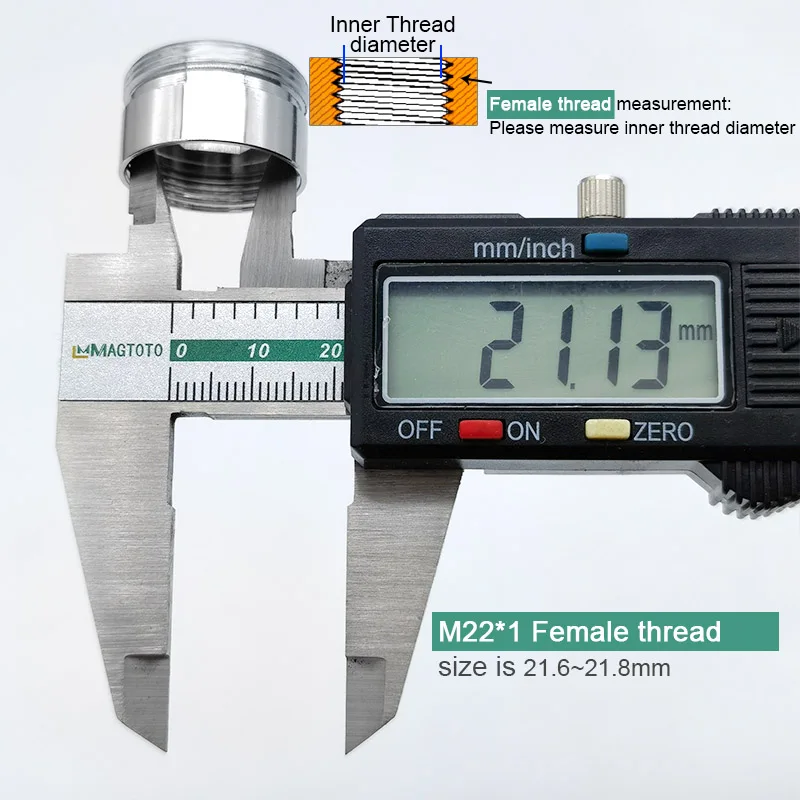 WASOURLF G1/2 M22 Female Thread Transfer M24 Male Connector Filter Adapter Bathroom Hose Faucet Parts Fittings Accessories Brass