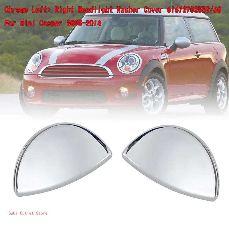 Replace 61672752559/60 Car Accessory for R55/R55 R56/R56 Hatchback Left/Right Headlight Washer Cover