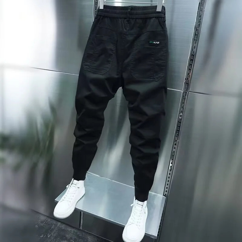 Spring Autumn Mens Trousers Janpan Fashion Streetwear Joggers Pants Men Casual Clothing Elastic Waist Sweatpants 241112