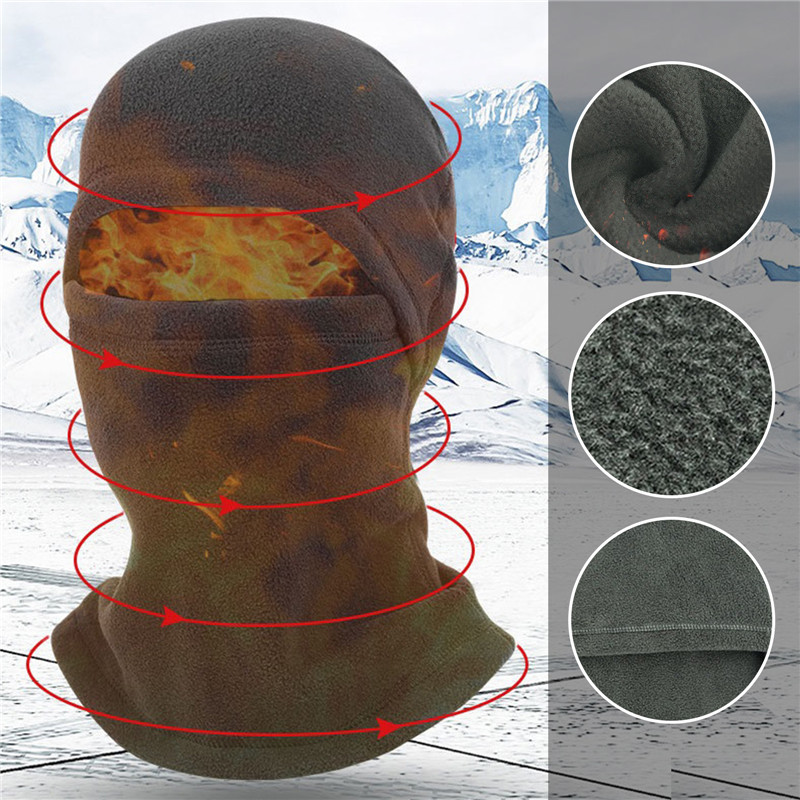 Winter WEST BIKING Warm Balaclava Hat Breathable Cycling Outdoor Sport Full Face Cover Scarf Motorcycle Bike Helmet Liner