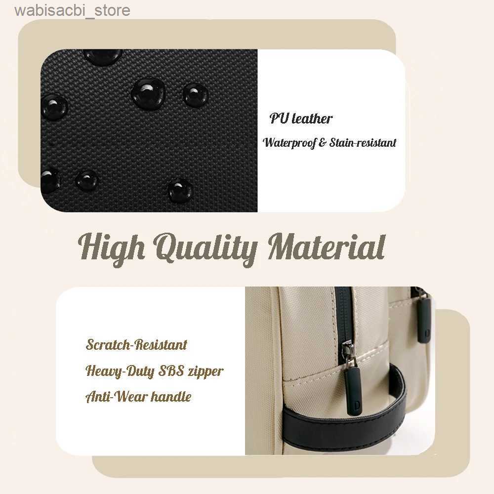 Cosmetic Bags Dry and Wet Larger Double Layer Travel Cosmetic Makeup Organizer Case Bag L49