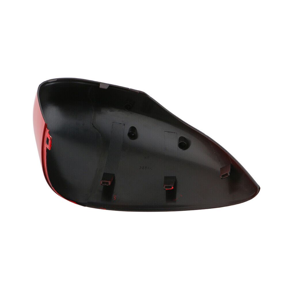 2/1pcs Car Side Rear View Wing Mirror Cover Cap Red For Ford Fiesta 7 2008-2017 Exterior Parts Replacement fb0db