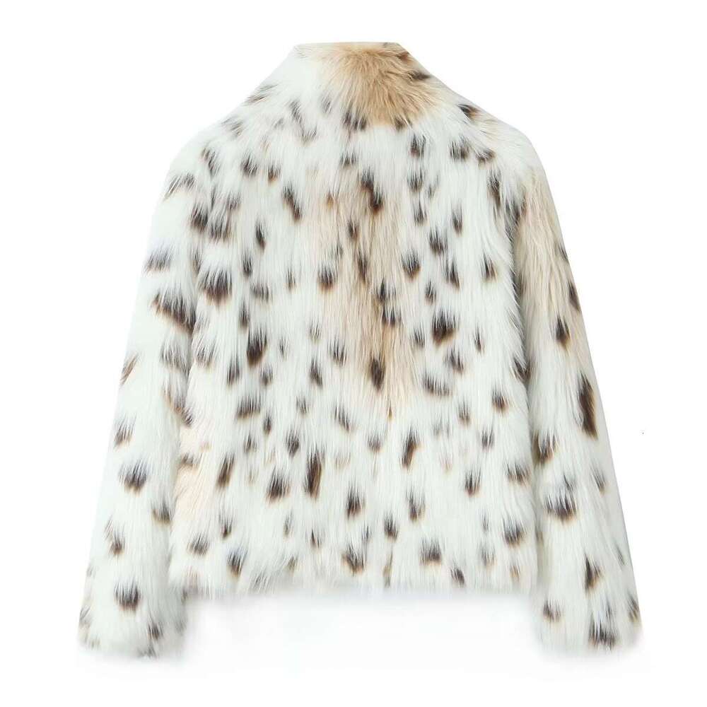 shanshi fur coat women Hot selling autumn and winter new style fashionable faux fur effect short jacket women's top trend