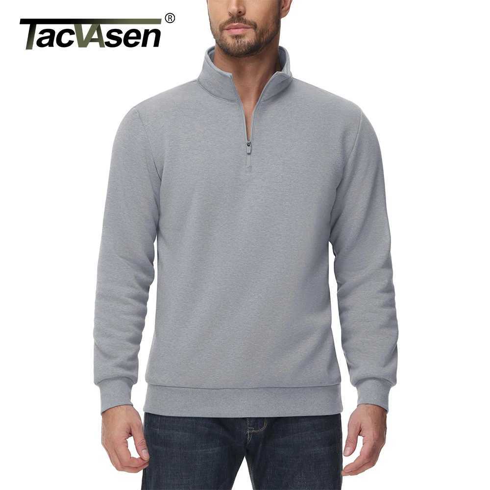 Takwasen Mens/4 Zipper Charpa Wool Lined Turtle Neck Sweater Solid Casual Heavy Duty Winter Warm Sweater W2411111