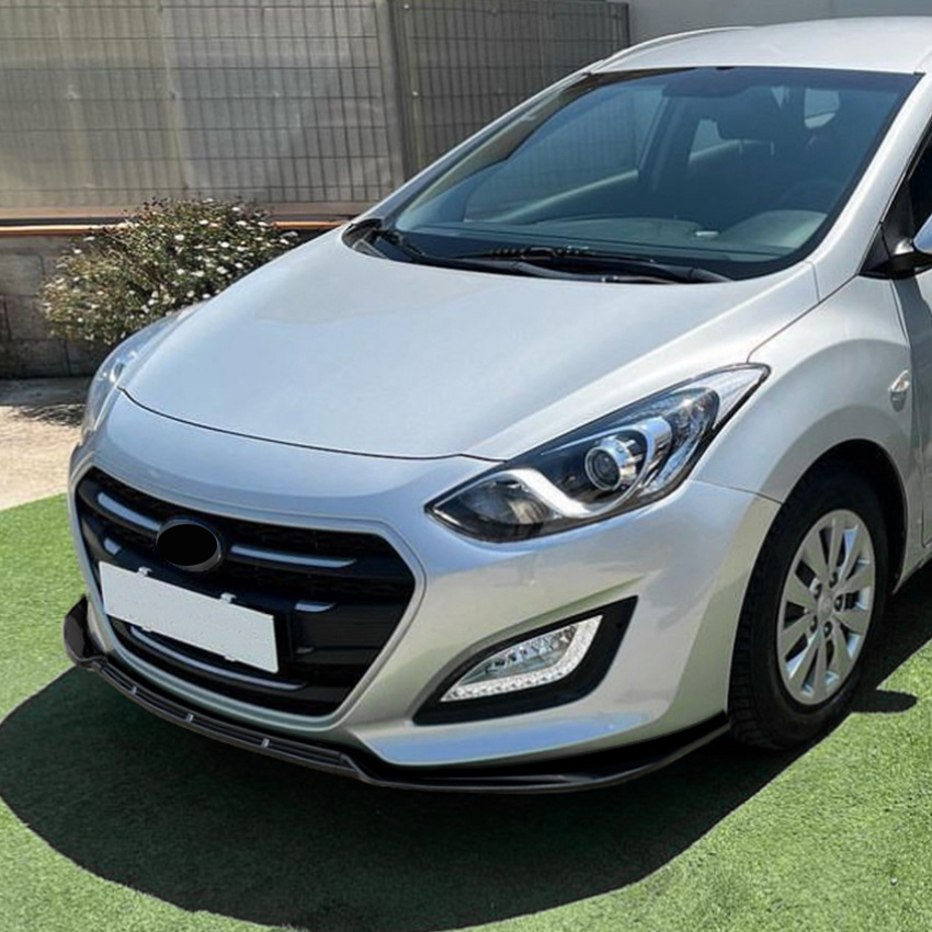 For Hyundai i30 2 2.5 2012-2017 3Pcs Under Front Bumper Lip Splitter Diffuser Body kits Tuning Wing Spoiler