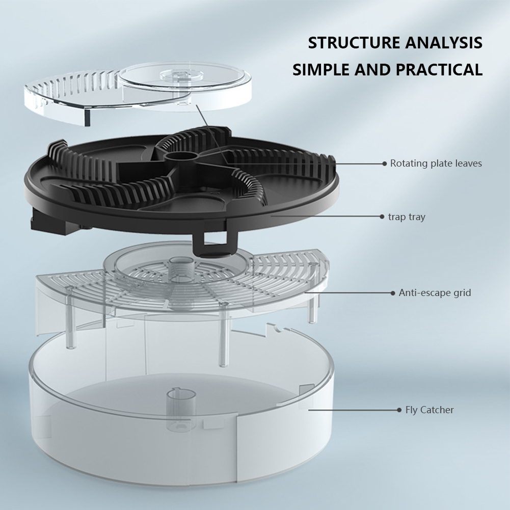 Fly Trap Pest Control Catcher Household Home Kitchen Automatic Pest Catcher Removable Insect Pest Catcher