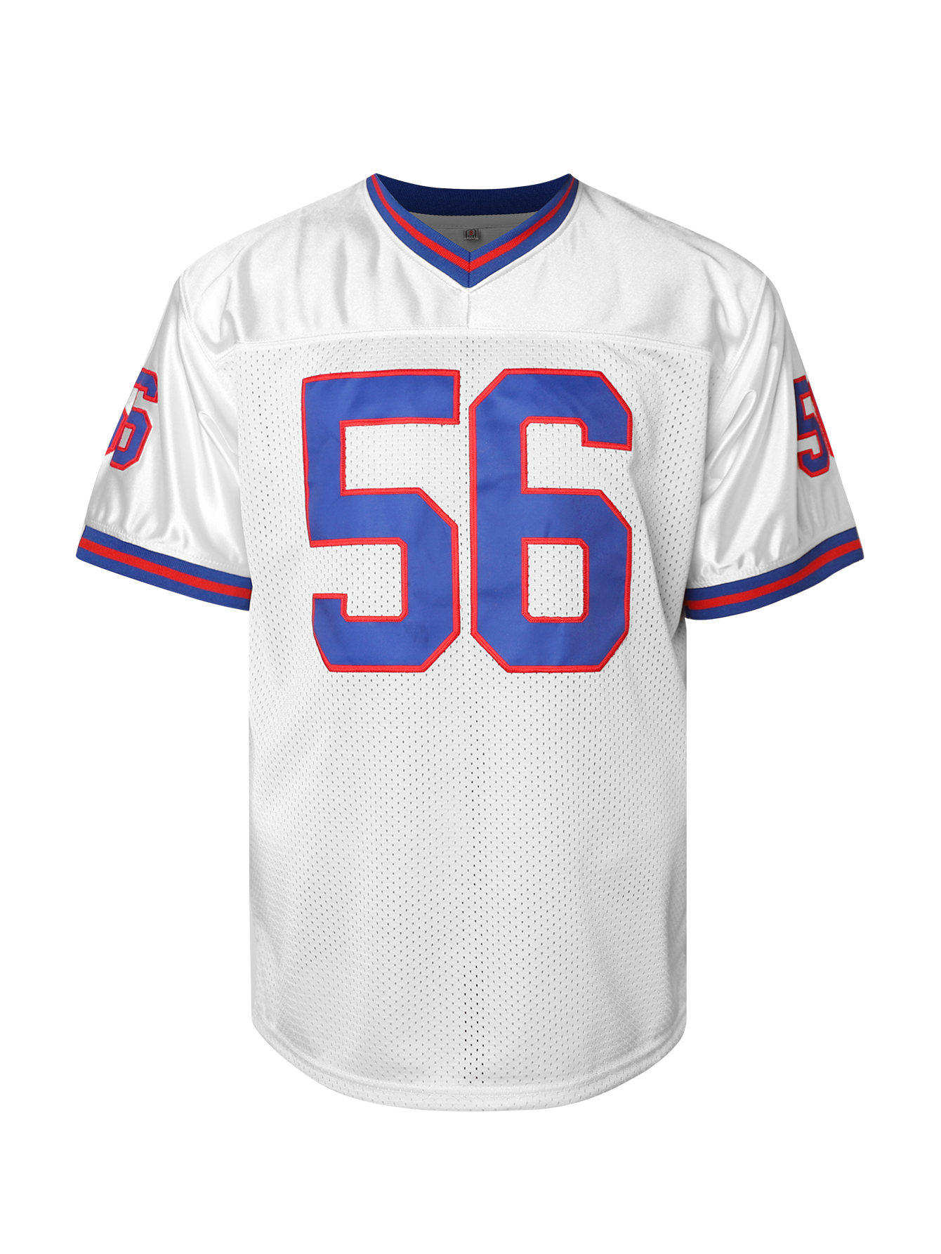 #56 Taylor Embroidered Football Jersey - Breathable, Casual V-Neck Sports Shirt for Outdoor Activities & Parties, Sizes S-XXXL