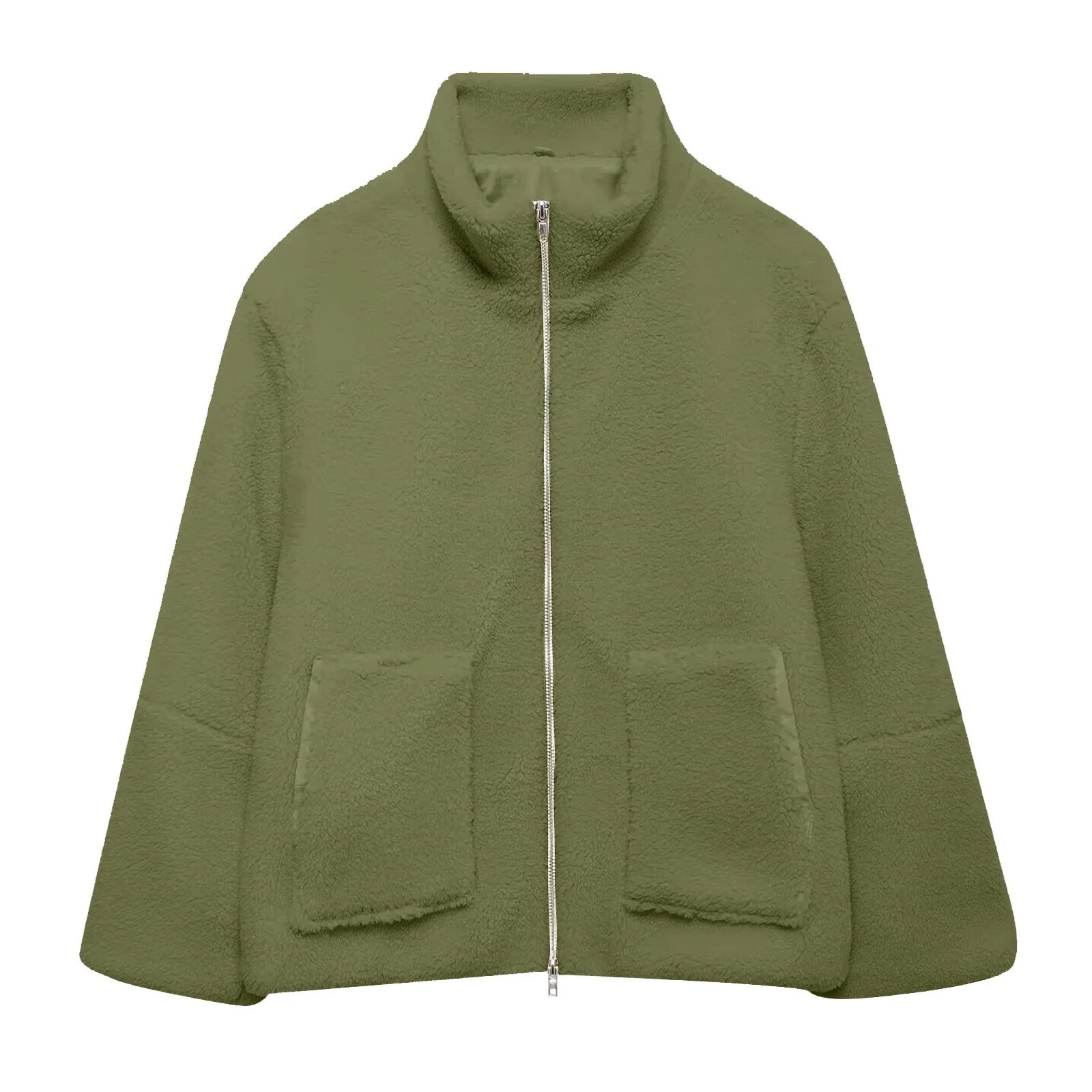 Autumn womens winter coat oversized teddy bear coat warm thick wool faux fur coat winter jacket womens long sleeved top 241112