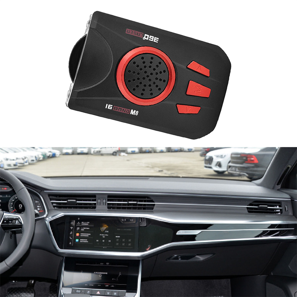 New 16-Band Cobra M8 Vehicle-mounted Anti 180 Degree LCD Display Digital Auto Electronics Dog Laser Radar Detector