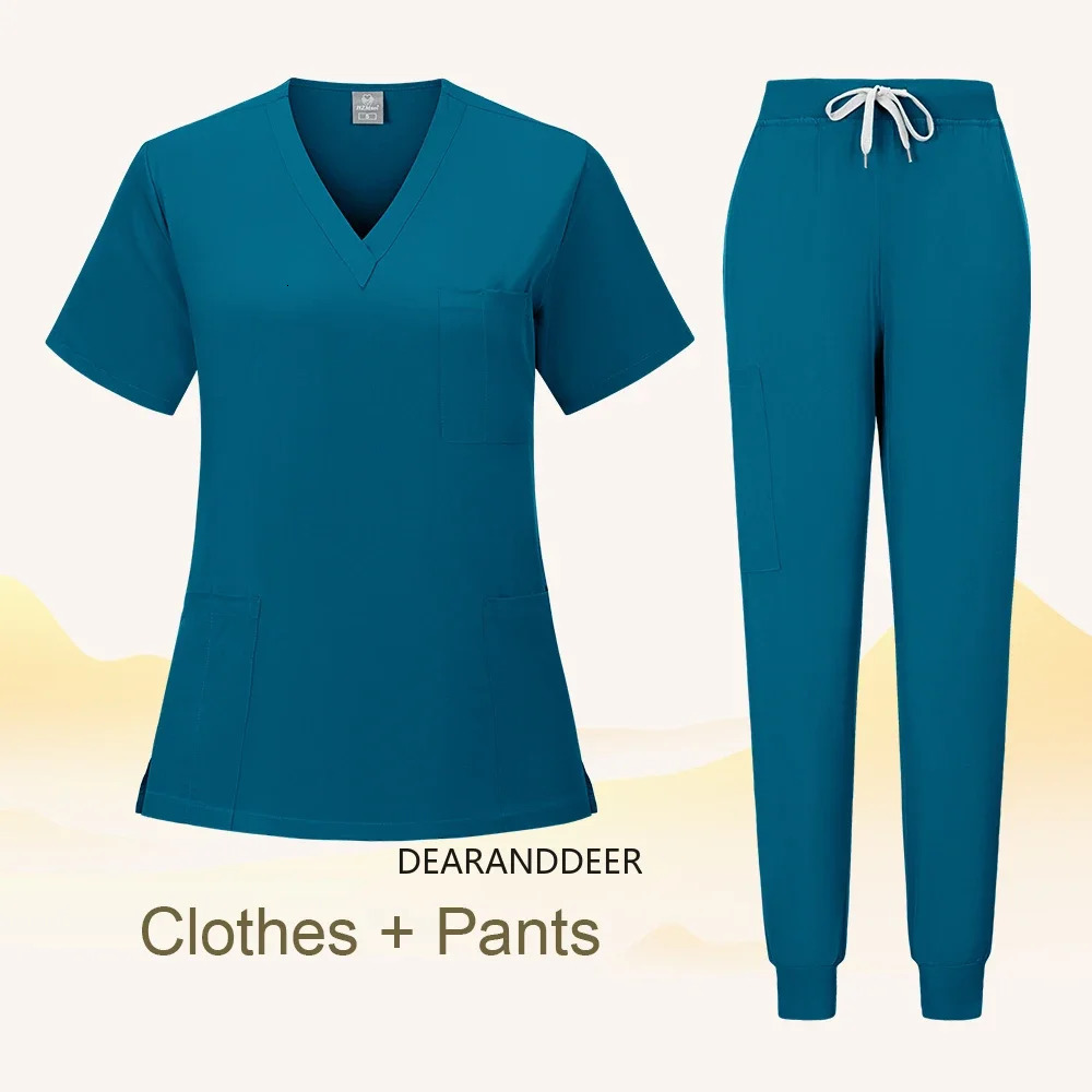 Doctors clinical uniform for women dental clinic jogger pants gown pet hospital set spa workwear nurse accessories 241112