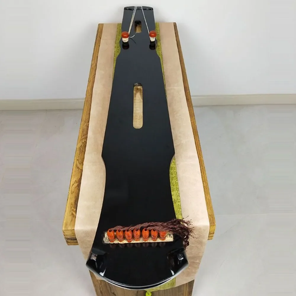 Portable 7 Strings Guqin Beginners Professional Guzheng Chinese Traditional Musical Instruments Finger Picks Stringed Instrument