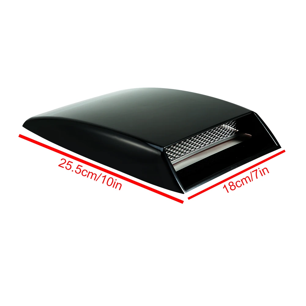 1Pcs Decorative Air Flow Intake Scoop Bonnet Supply Vent Sticker Cover Hood Universal Car Accessories