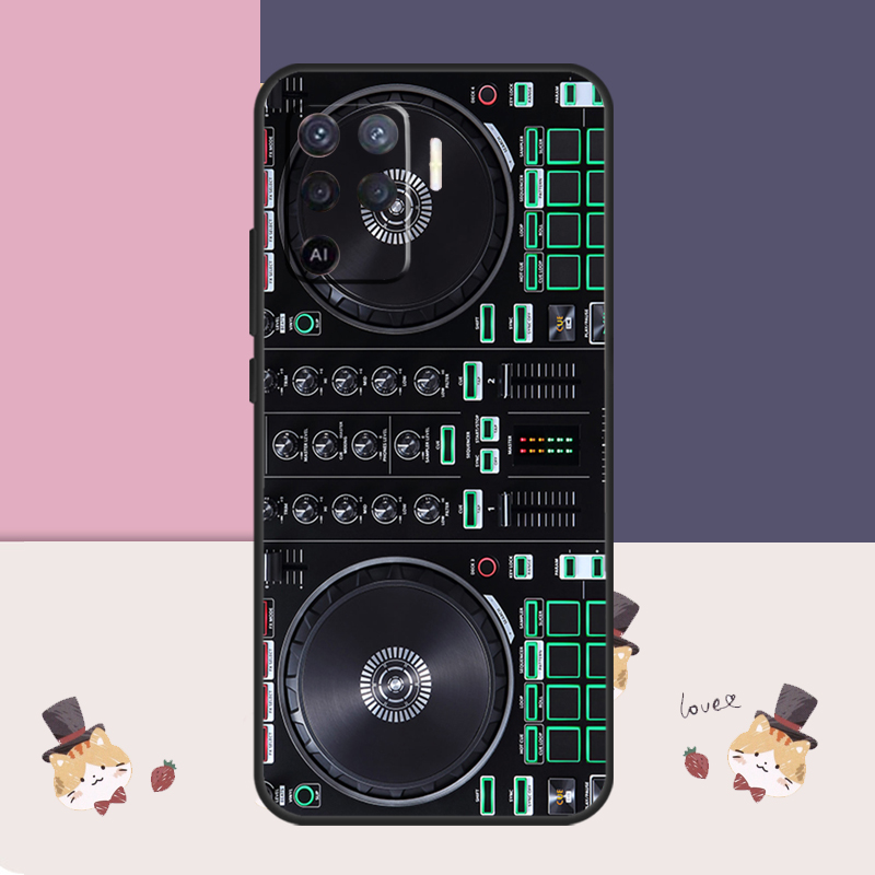 Electronic Music DJ Controller Mixer Case For OPPO A57S A54S A53S A96 A76 A5 A9 A15 A16 A17 A18 A78 A98 A54 A74 A94 A52 A72 A77