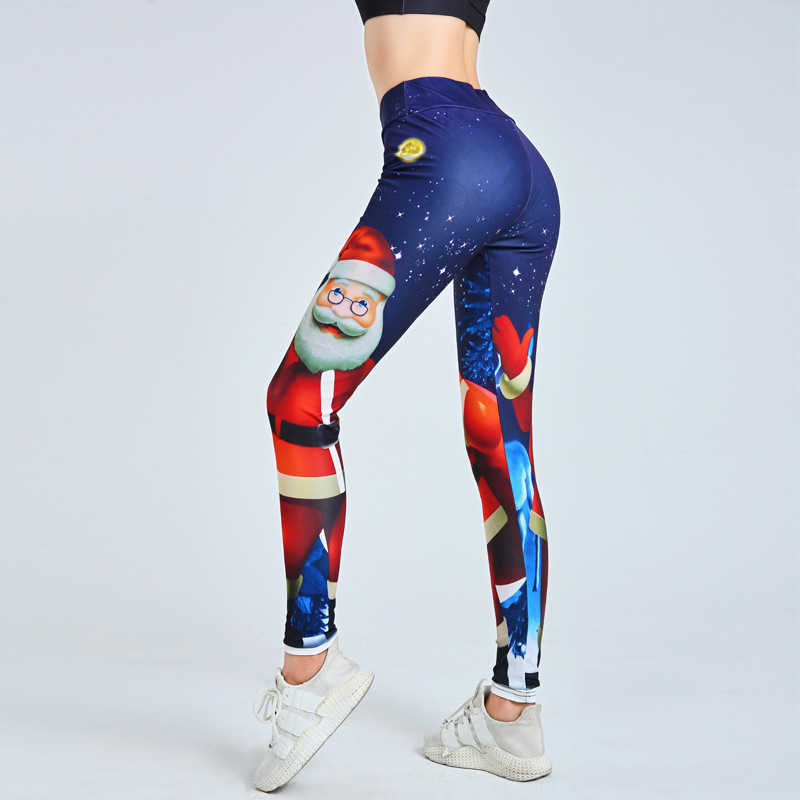 Women's Christmas printed clothing fitness pants Yoga Pants Leggings 241115