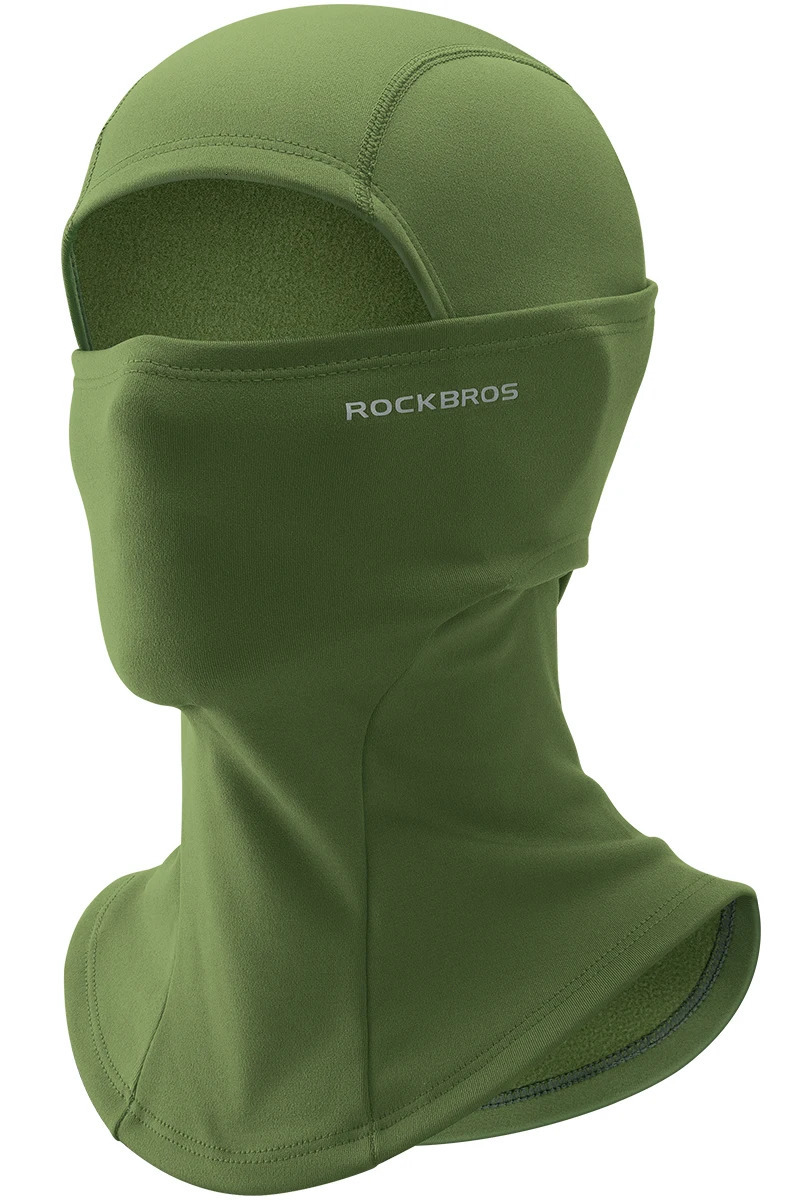 ROCKBROS Winter Cycling Mask Fleece Thermal Keep Warm Windproof Face Balaclava Ski Fishing Skiing Hat Headwear 240401