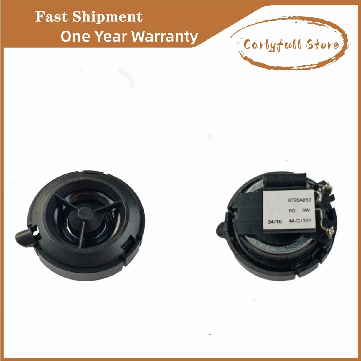 Front door wing mirror Triangle plate Tweeter Speaker Treble Horn for Mitsubishi Lancer EX aaec5