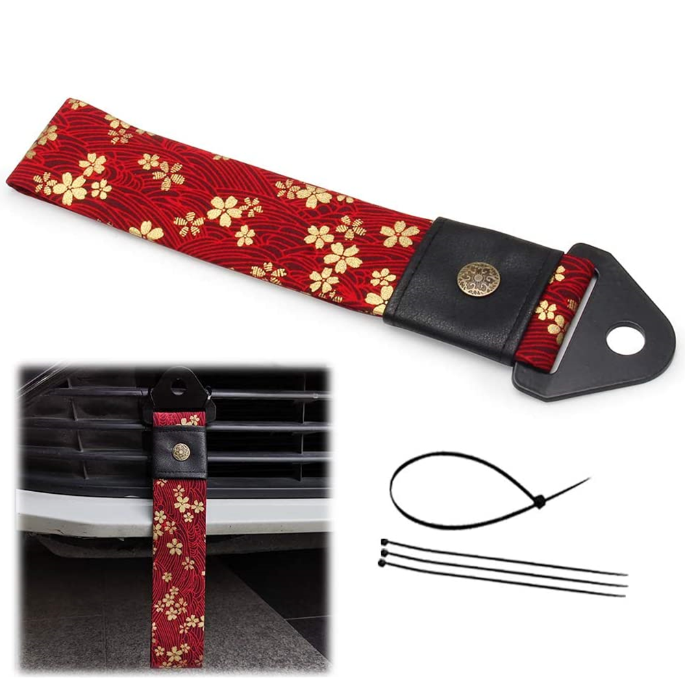 Personalize JDM 25cm Strap Universal Racing Bushido Car Tow Strap/tow Ropes/Trailer Hook/Towing Bars