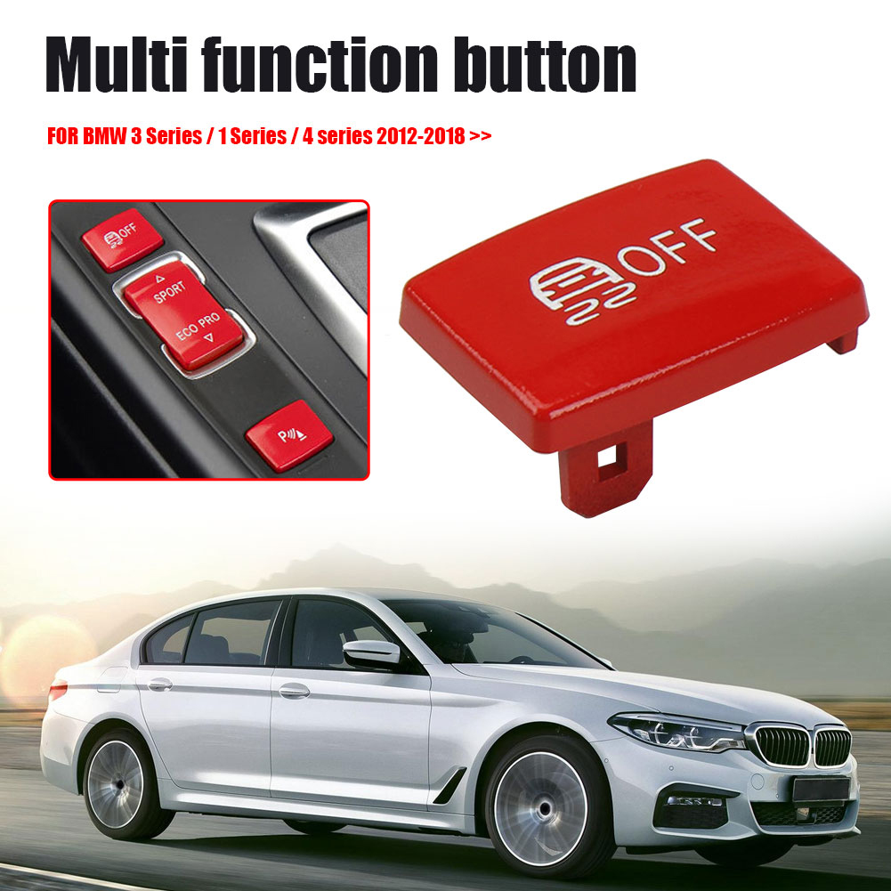 Car ESP Antislip Switch Sport Buttons Radar Sensor Key For 1 2 3 4 Series F20 F21 F22 F23 F30 F31 F34 F35 F32 F36 Red Black