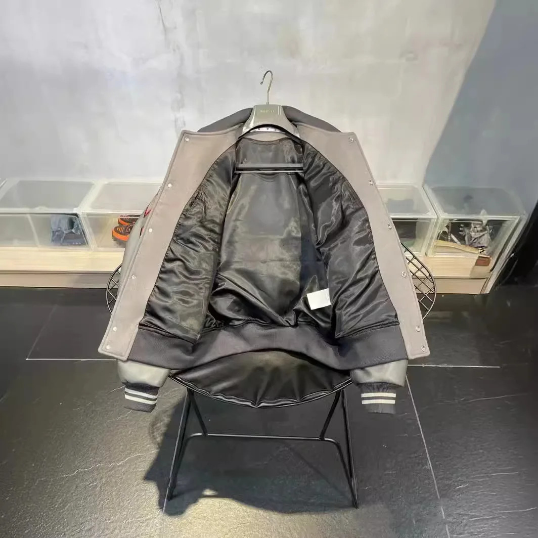 Devil Jacket Y2K Mens Womens Hip Hop Leather Cartoon Embroidered Motorcycle Jacket Leather Zipper Jacket Coats 241112