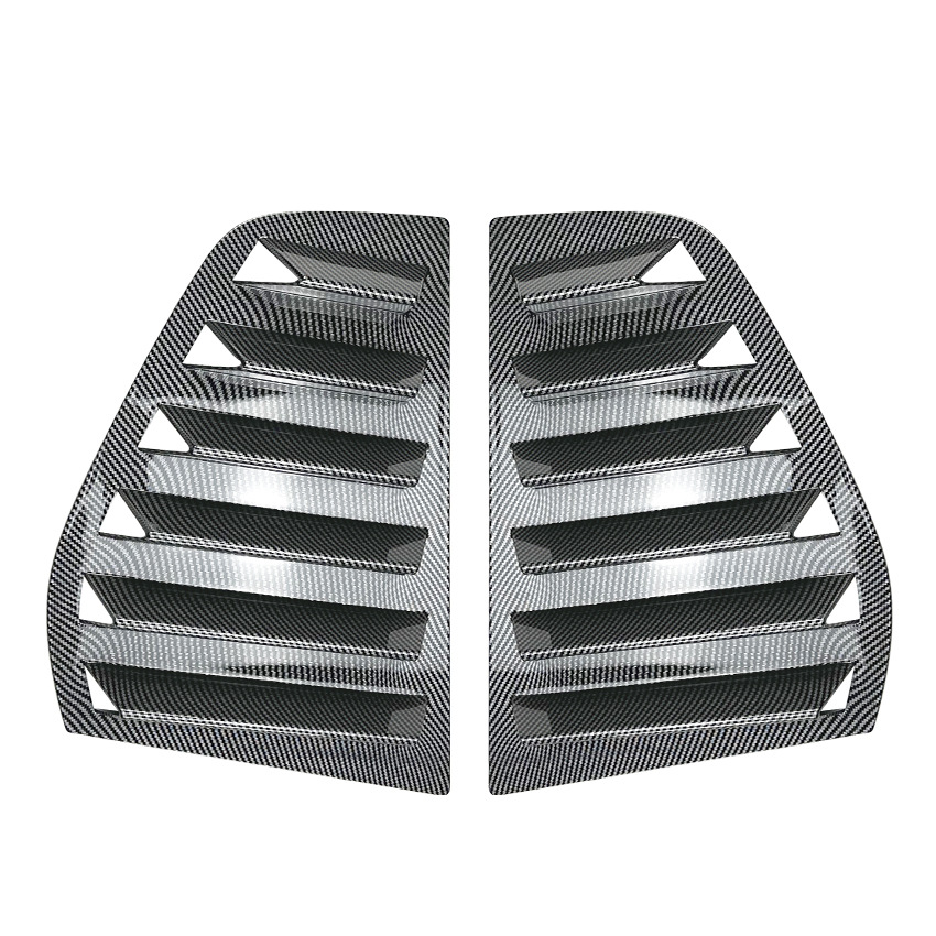 Rear Window Shutters Triangle Sunshade Modified Patch Shark Gill For Golf 5 2003-2010