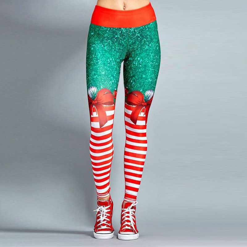 Women's Christmas printed clothing fitness pants Yoga Pants Leggings 241115