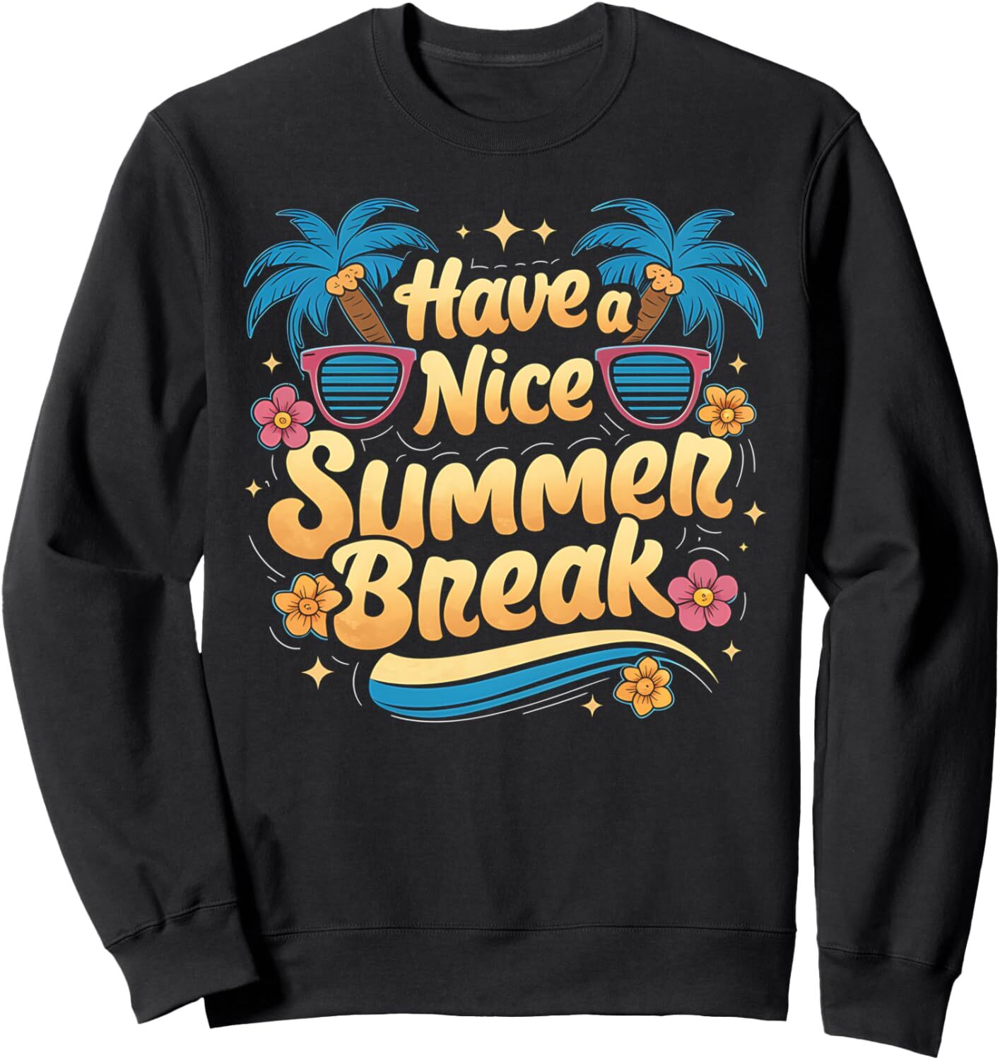Long Sleeve Shirts for Men sweatshirt Summer Break Sunglasses Beach Vacation Travel Trip Tanlines Sweatshirt T shirt Tee Streetwear Casual tops clothe