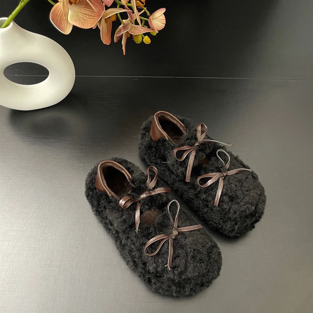 Size Large Loafers Women Low Heels New Designer Leopard New Print Walking Comfort Retro Single Shoes atos Mujer