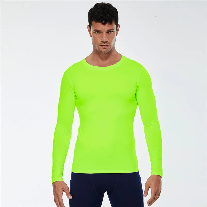Autumn Winter Compression T Shirts Men Long Sleeve Casual Tops Slim Gym Running T Shirt Quick Dry Tees Man Clothing 2XL 241112