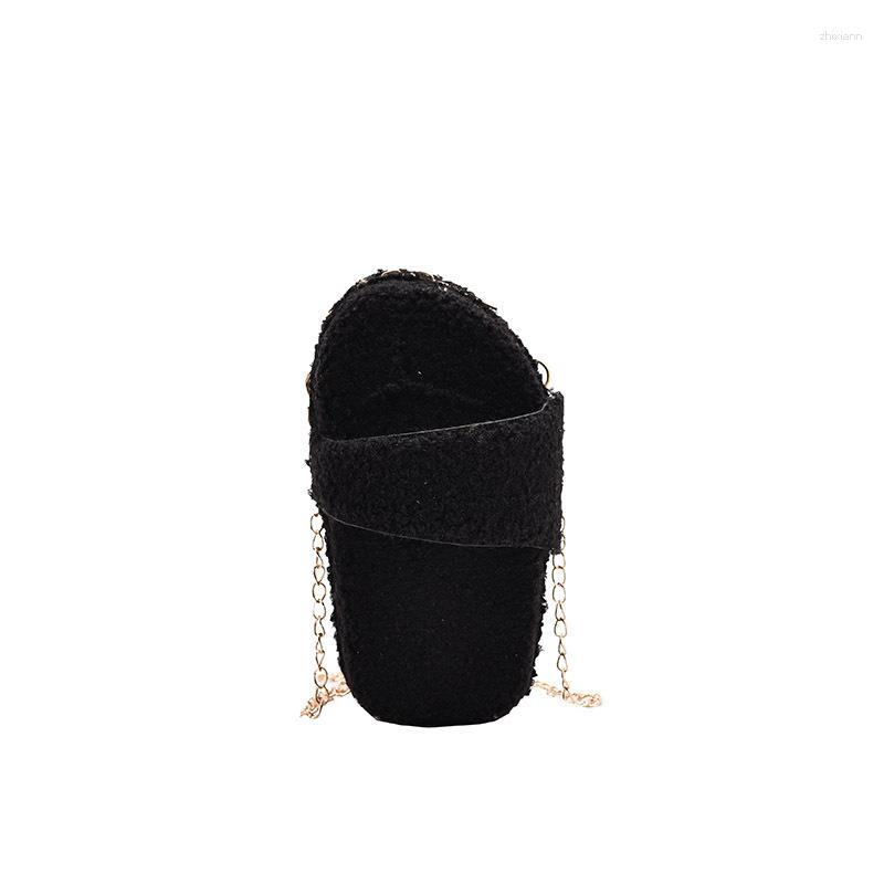 2025 NEW Bag Women's Cute Small Autumn And Winter Plush Bucket Portable Crossbody Shoulder zhanyishengli